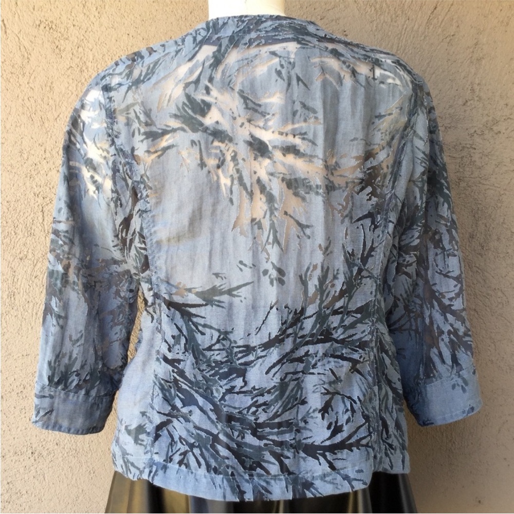 Blue Zip-Up Lightweight Jacket - image 4